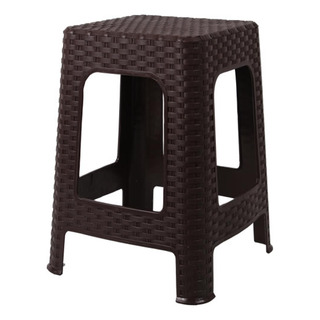 Paquete De 10 Bancos Rattan En Color Chocolate Paquete De 10 Bancos Rattan En Color Chocolate