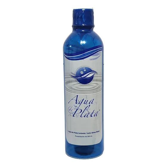 Agua De Plata Ionizada C 20 Ppm 500 Ml