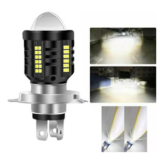 Lâmpada Projetor Led 6500k H4 360º Moto E Carro Lâmpada Projetor Led 6500k H4 360º Moto E Carro