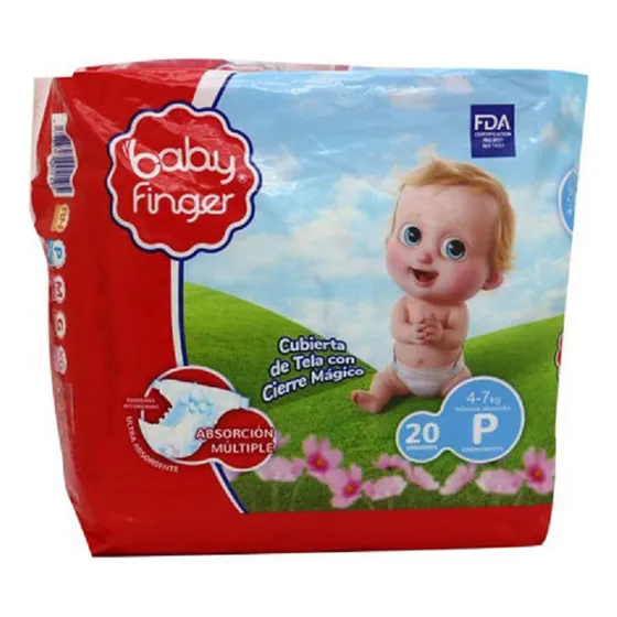 Pañales Baby Finger Talla P Precio X 2 Pack