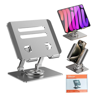 Base De Soporte Ajustable Plegable Giratorio 360 Para Tablet Base De Soporte Ajustable Plegable Giratorio 360 Para Tablet
