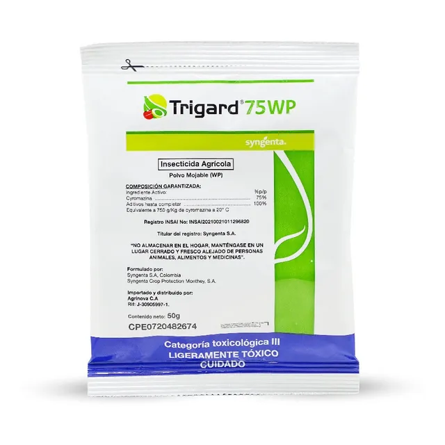 Trigard 75 Wp Insecticida De Uso Agricola X 50 Gr Syngenta
