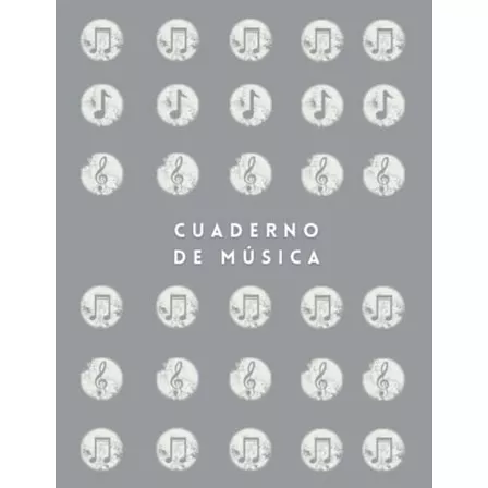 Libro : Cuaderno De Musica Cuaderno De Pentagramas Para...