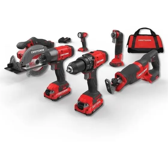  Juego Combinado Herramientas Electricas 6 Pzas Craftsman 