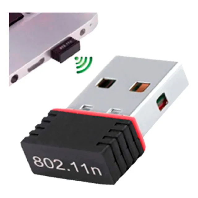 Receptor Usb Wifi 150 Mbps Inalambrico Usb 2.0  