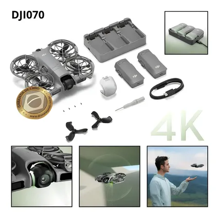 Drone Compacto Dji Neo 2 Fly More Combo Dji070 Sem Controle Cinza