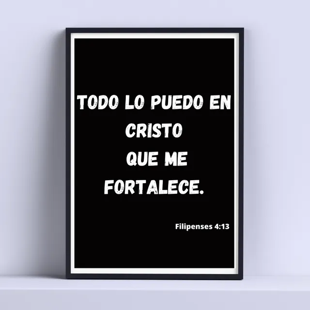 Cuadro Versículo Biblia Personalizado 30 X 40 Cm 