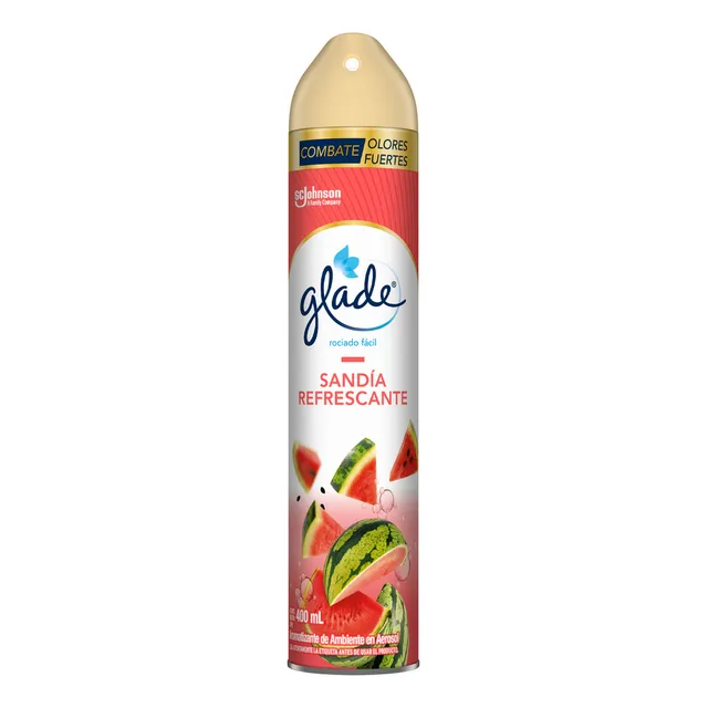 Aromatizante en Aerosol Glade Aroma Sandía Refrescante 400 ml