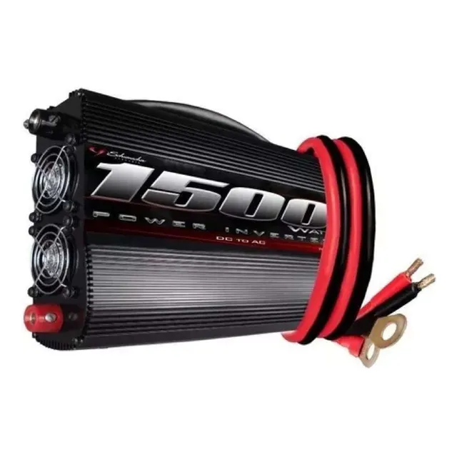 Inversor De Corriente Con Doble Salida 1500 Watts 115v Schum