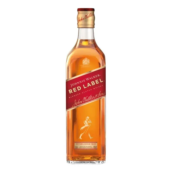 Whisky Escocês Blended Red Label Johnnie Walker Garrafa 500ml
