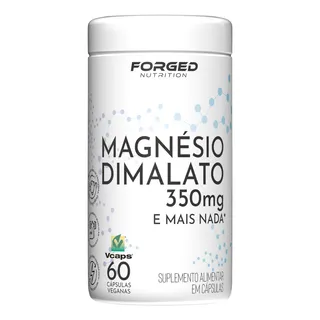 Magnésio Dimalato 350mg 60 Vegan Caps - Forged Nutrition Sabor Sem Sabor Magnésio Dimalato 350mg 60 Vegan Caps - Forged Nutrition Sabor Sem Sabor