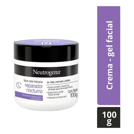 Crema Hidratante Facial Reparador Nocturno Neutrogena 100g
