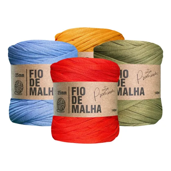 Kit Fio De Malha Premium Fischer 25mm 140m 4 Unidades