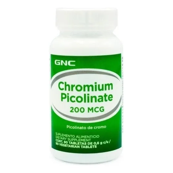 Gnc Chromium Picolinate 200 Mcg 90 Tabs