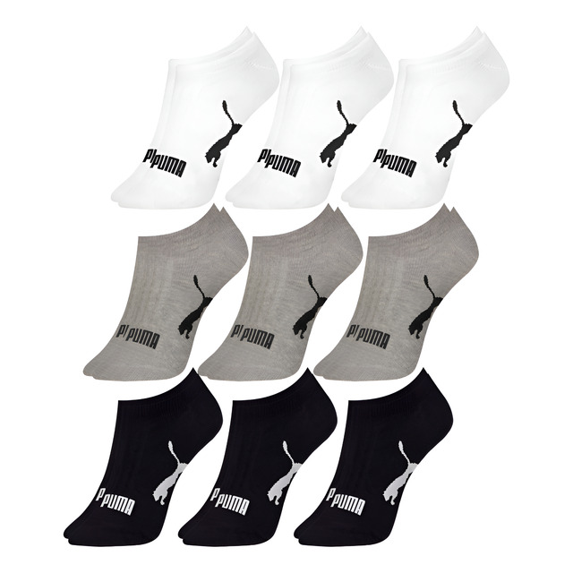 9 Pares Meias Puma Sapatilha Cano Baixo Esportiva Original 9 Pares Meias Puma Sapatilha Cano Baixo Esportiva Original