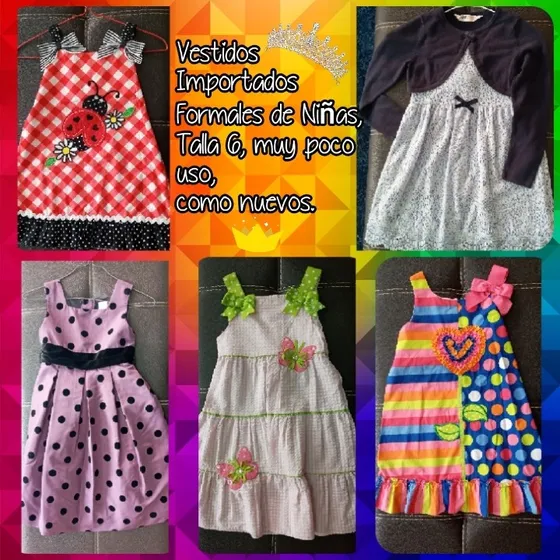 Vestidos Importados Formales Y De Fiesta Para Niñas.