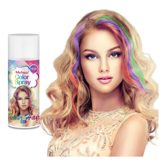 Spray Para Pintar Cabello De Colores Orginal Mefapo Temporal