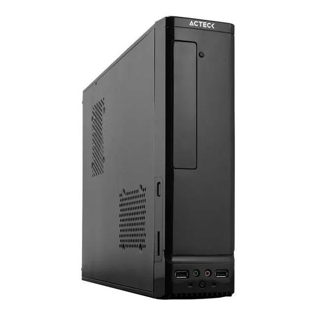 Gabinete Acteck-e Slim Micro Atx Con Fuente De 450w