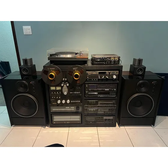 System Completo Techincs C/as Caixas Sb8000 (tr). Cinza-escuro 90 W