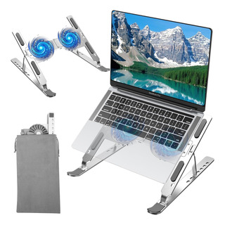 Soporte Base Para Laptop Con Doble Ventilador Ajustable Soporte Base Para Laptop Con Doble Ventilador Ajustable