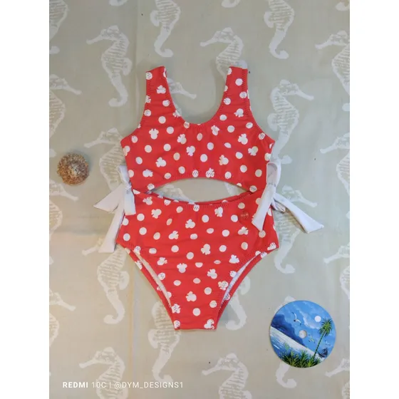 Trajes De Baño Para Niñas | Enterizo | Talla 10 A 14.