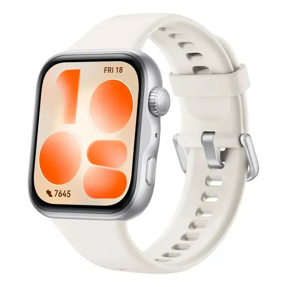 Smartwatch HUAWEI Watch FIT 5 con GPS Reloj Inteligente, hasta 10 días de batería, Miniejercicios, Gestión Avanzada de la Salud, Monitor de frecuencia cardíaca, SPO₂, iOS y Android , Blanco