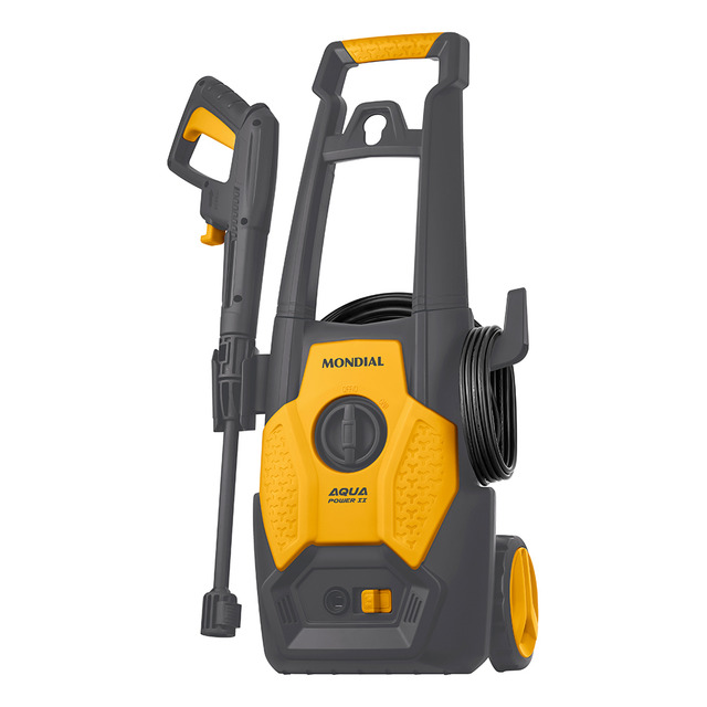 Lavadora De Alta PressĂŁo Aqua Power Ii, Mondial, Cinza/amarela, 1500w, 127v - Lap-02-gy Lavadora De Alta PressĂŁo Aqua Power Ii, Mondial, Cinza/amarela, 1500w, 127v - Lap-02-gy