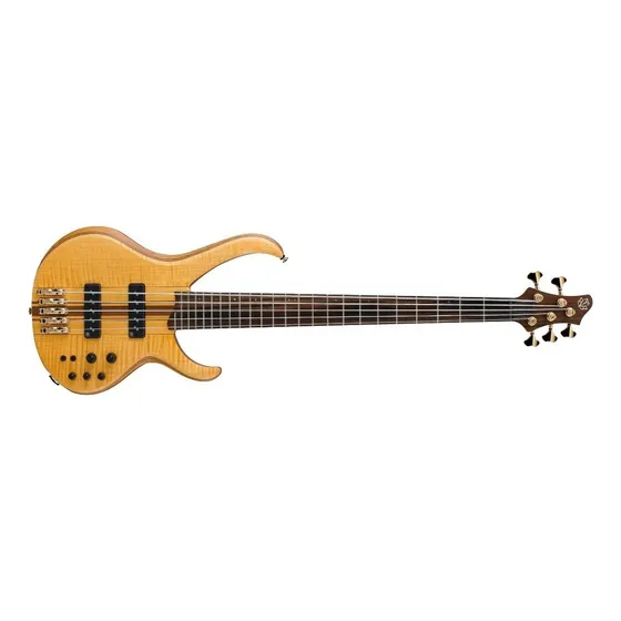 Ibanez Btb1405 Bajo Electrico 5 Cuerdas Activo Vintage Natural Flat Orientación De La Mano Diestro
