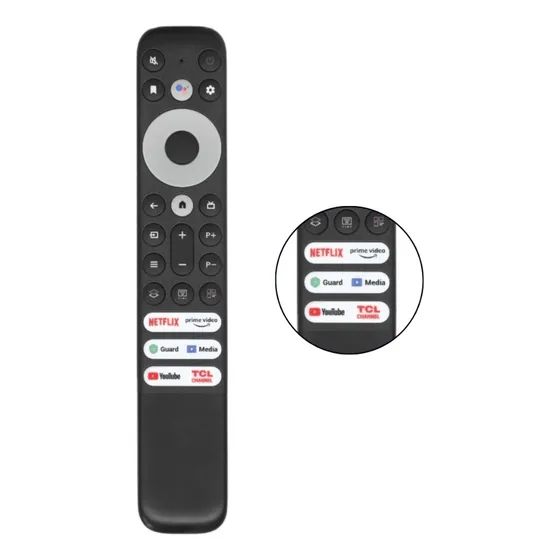 Controle Remoto Para Tcl Smart Tv 4k Netflix Youtube Rc902v