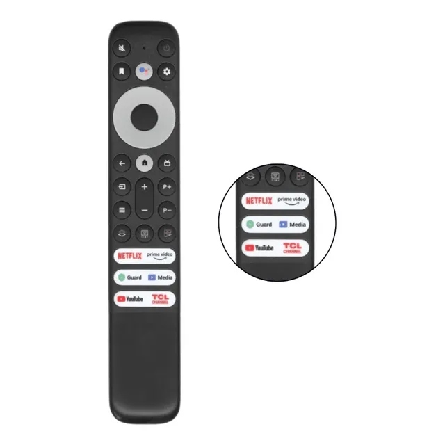 Controle Remoto Para Tcl Smart Tv 4k Netflix Youtube Rc902v