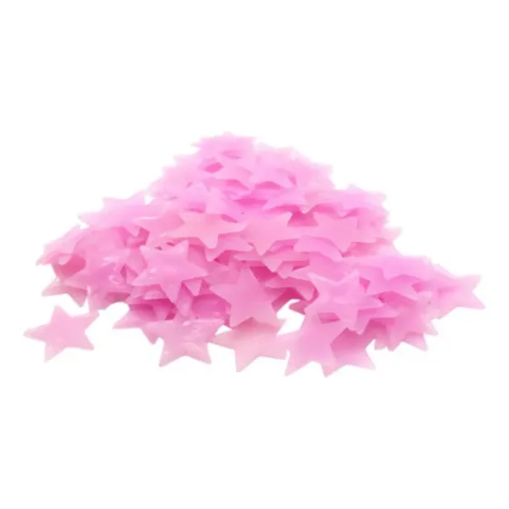 Estrellas Fluorescentes Pack X 50 Brillan Oscuridad Brillo