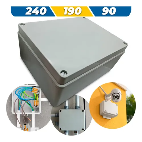 Kit 4 Caixa Organizadora Média Stilus 16x11,5cm Ip65 P/ Cft