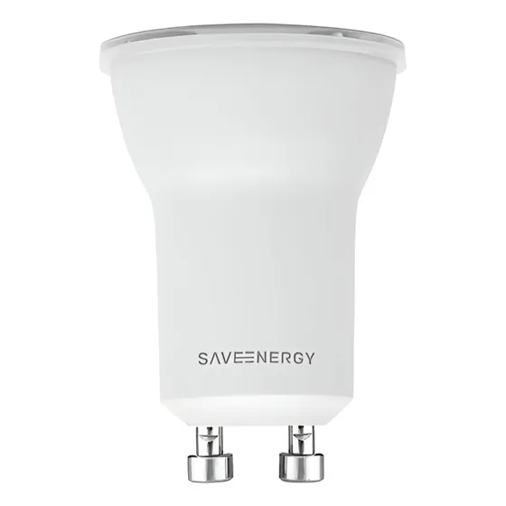 Lâmpada Led Mini Dicroica 4w Gu10 3000k Bivolt Save Energy 