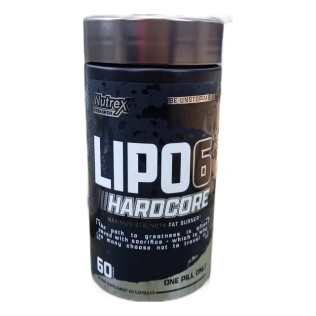 Lipo 6 Hardcore De Nutrex 60 Capsulas