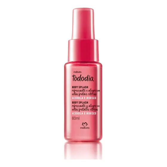 Mini chapoteo corporal Tododia de acerola e hibisco, 60 ml