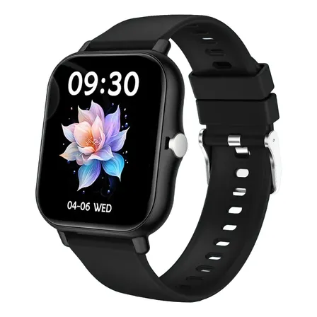Reloj Smartwatch Unisex Con Llamadas Y Salud Negro