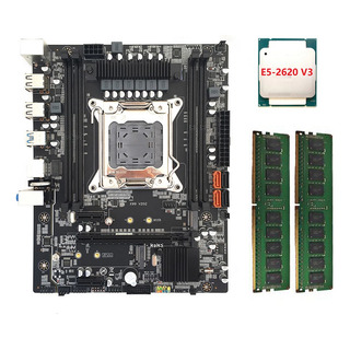 Kit De Placa Base Para Pc X99-m, Cpu E5-2620 V3+2x4cb Ddr4 R Kit De Placa Base Para Pc X99-m, Cpu E5-2620 V3+2x4cb Ddr4 R