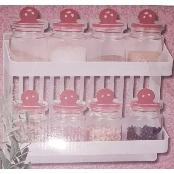 Estante Potes Especies Organizador Cocina Recipientes