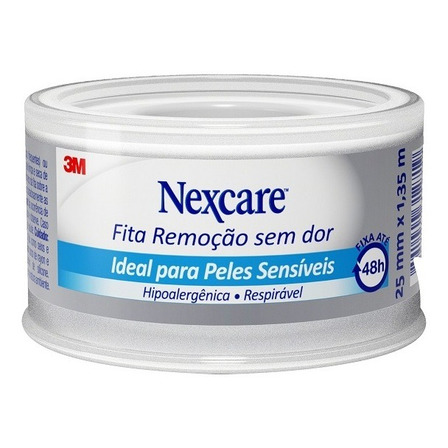 Fita Nexcare Remoção Sem Dor 25mm X 1,35m Fita Nexcare Remoção Sem Dor 25mm X 1,35m