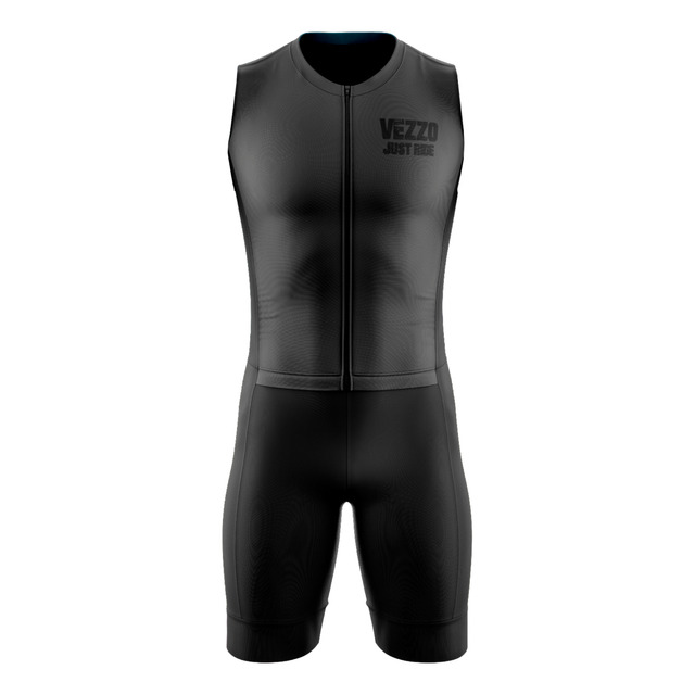 Macaquinho Regata Triathlon Ciclismo Corrida Unissex Vezzo