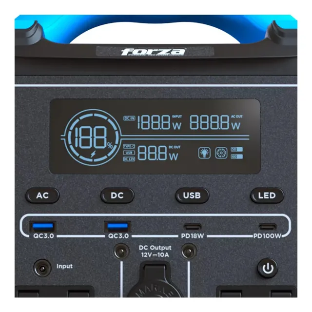 Generador Portátil Forza Titan 700w Ac 110/120v Fpp-t700