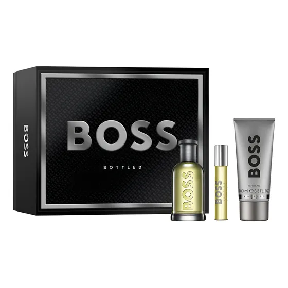 Perfume Hugo Boss Bottled Edt 100 Ml Gel Ducha Y Miniatura