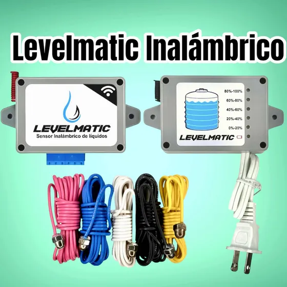 Medidor De Nivel De Agua En Tanques Inalambrico Levelmatic