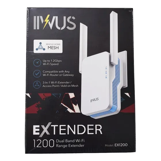 Router Iiwus Mesh Ex1200 Dual Band 3 In 1 Access Point