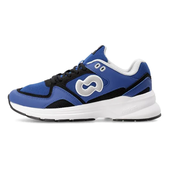 Zapatilla Urbana Lifestyle Fuse Azul Negro De Eva Y Caucho