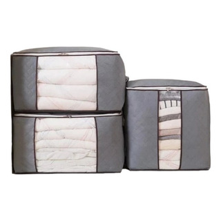 Pack 3 Organizadores Bolsa Almacenamiento Plegables De Ropa Pack 3 Organizadores Bolsa Almacenamiento Plegables De Ropa