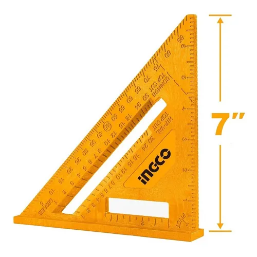 Escuadra Plastica Multiangulo 45° 7 Pulgadas 180mm Ingco