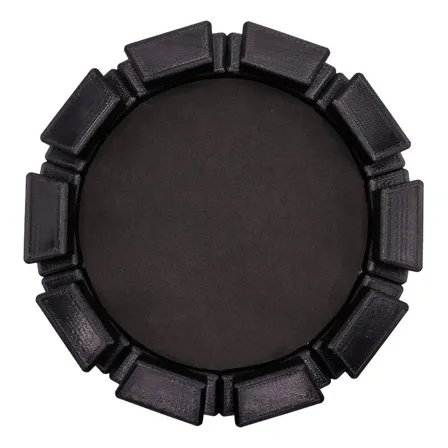 Bandeja Para Dados Rpg Ruína Medieval Preto