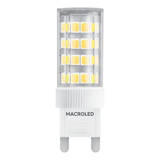Foco led Macroled G9-4.5 Mazorca color blanco cálido 4.5W 220V 2700K 390lm