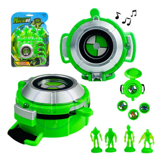 Ben 10 Lançador De Discos Com Luz E Sons Aliens Omnitrix Ben 10 Lançador De Discos Com Luz E Sons Aliens Omnitrix